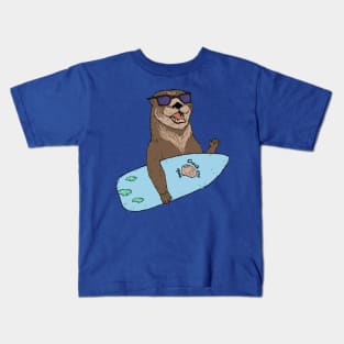 Otter Surfer Kids T-Shirt